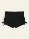 Plus Ruched Tie Side  Swimming bikini pant