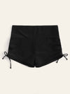 Plus Ruched Tie Side  Swimming bikini pant