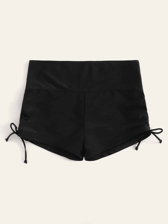 Plus Ruched Tie Side  Swimming bikini pant