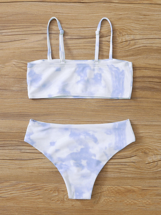 Girls Tie Dye Bikini Swimsuit