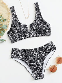  Dalmatian V Wired Bikini Swimsuit