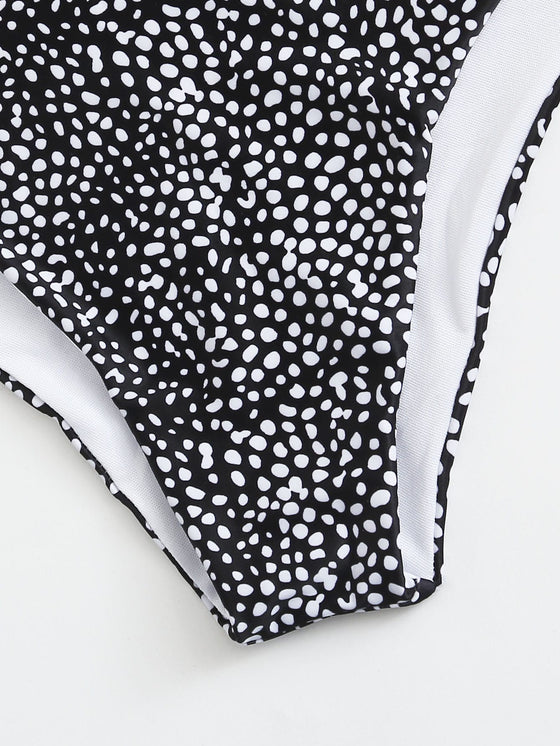 Dalmatian V Wired Bikini Swimsuit