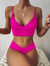 Surplice Neck Bikini Swimsuit