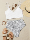 Dalmatian High Waisted Bikini Swimsuit