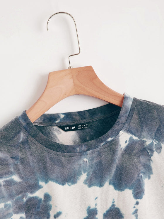 Tie Dye Round Neck Tee