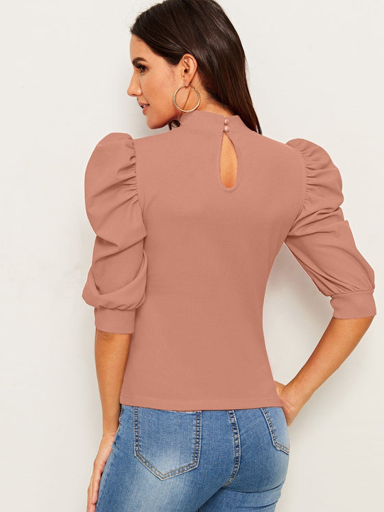 Exaggerate Puff Sleeve Blouse