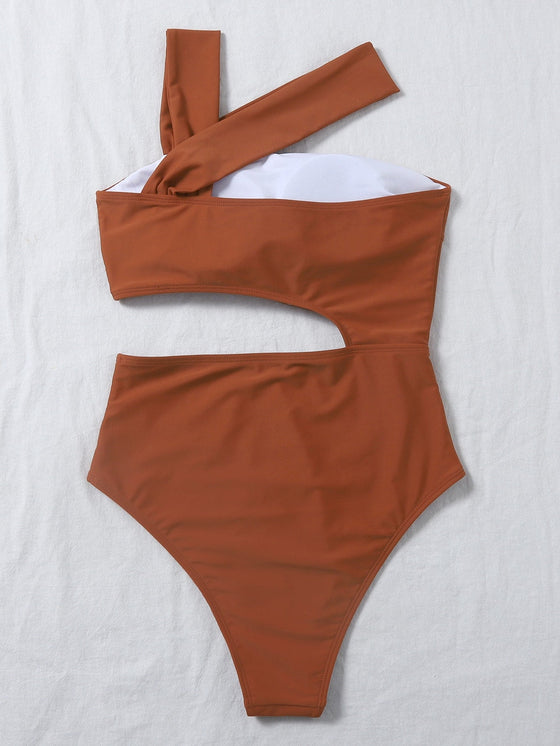 Cut out Waist One Piece Swimsuit