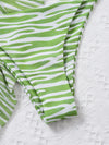 3pack Zebra Stripe Bikini Swimsuit Beach Skirt