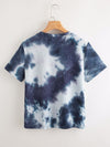 Tie Dye Round Neck Tee