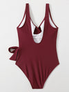 Knot Waist One Piece Swimsuit