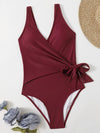 Knot Waist One Piece Swimsuit