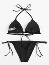 Triangle Tie Side Bikini Swimsuit