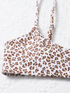 3pack Leopard Bikini Swimsuit Beach Skirt