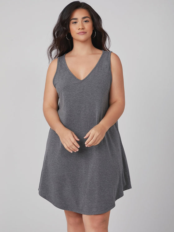 BASICS Plus Solid Tank Dress