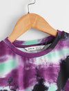 Girls Tie Dye Crop Tee