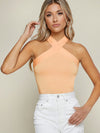 BAE Form Fitting Crisscross Halter Top