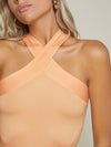 BAE Form Fitting Crisscross Halter Top