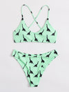 Dinosaur Print Bikini Swimsuit