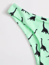 Dinosaur Print Bikini Swimsuit