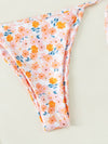 Random Ditsy Floral Bandeau Bikini Swimsuit