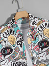 Men Pop Art Print Shirt