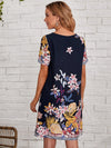 EMERY ROSE Floral Print Tunic Dress