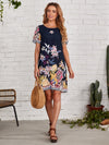 EMERY ROSE Floral Print Tunic Dress