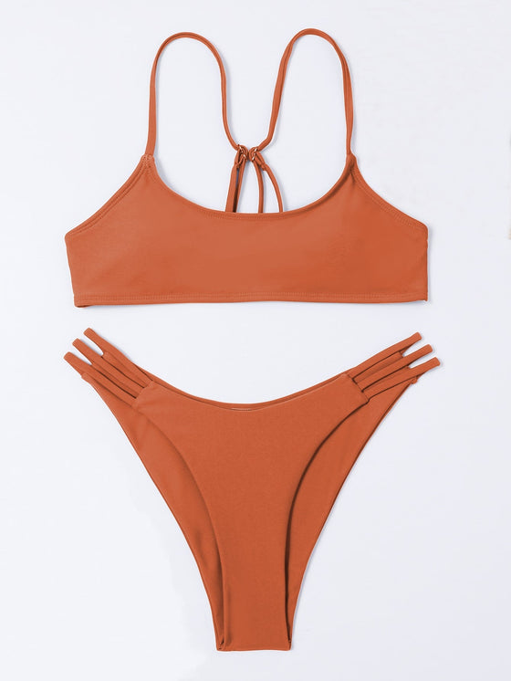 Cut out Side Bikini Swimsuit