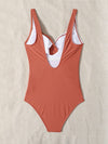 Knot Waist One Piece Swimsuit