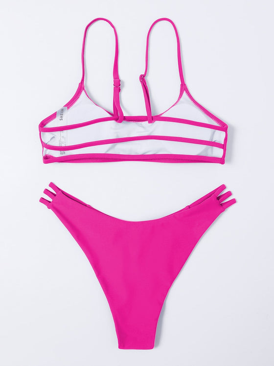 Cut out Side Bikini Swimsuit