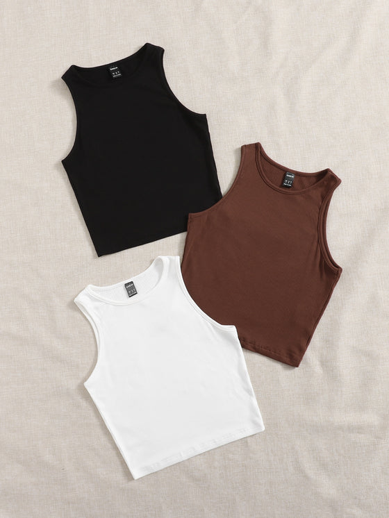 EZwear 3 Pack Solid Tank Top