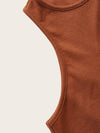 2 Pack Asymmetrical Neck Tank Top