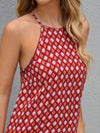 Geo Print Halter Dress