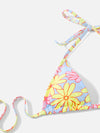 3pack Floral Print Bikini Swimsuit With Beach Skirt