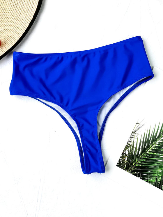 Plain High Waisted Bikini Panty