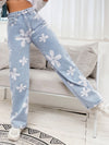 Floral Print Straight Leg Jeans