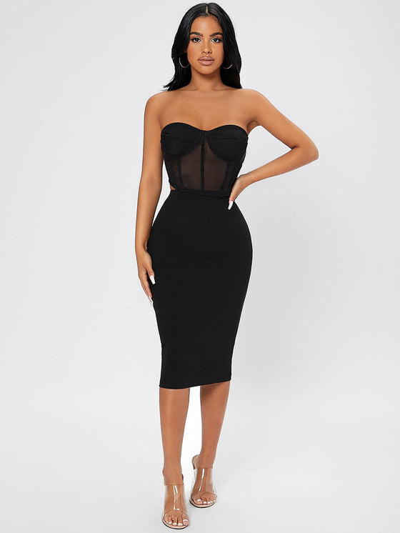 PETITE High Waist Pencil Skirt