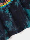 ROMWE X Vincenttrinidadart Letter Lizard Graphic Tie Dye Tee