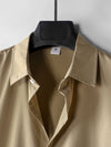 Men Solid Button Up Shirt