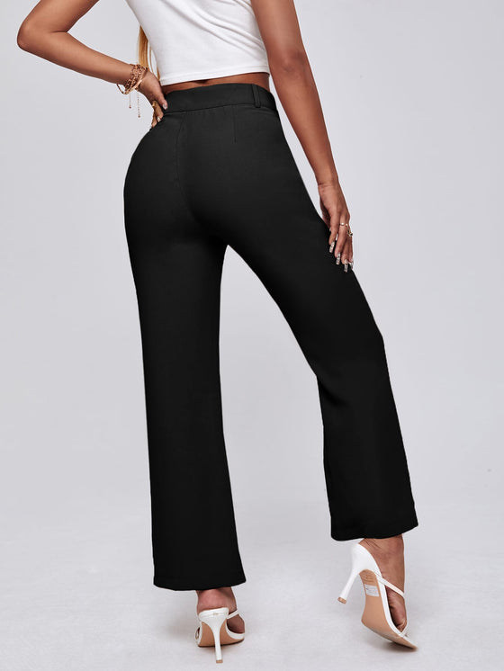 PETITE High Waist Tailored Pants