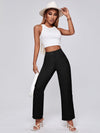 PETITE High Waist Tailored Pants