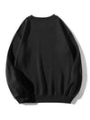 Letter Graphic Thermal Lined Sweatshirt