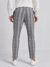 Men Plaid Print Drawstring Waist Pants