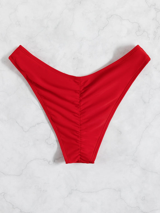 Ruched Back Bikini Panty