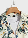 Men Tropical Print Shirt Without Tee