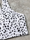 Girls Dalmatian Print Bikini Swimsuit