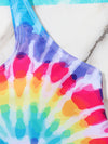 Girls Tie Dye One Piece Swimsuit