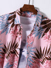 Men Random Tropical Print Shirt Without Tee