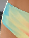 Tie Dye Bandeau Bikini Swimsuit