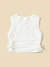 Kids EVRYDAY Girls Ruched Knot Side Tank Top